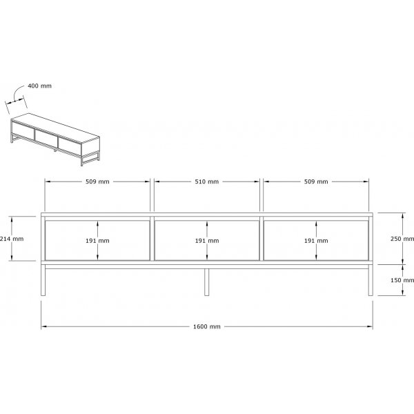 Sahra mediabenk - Flerfarget