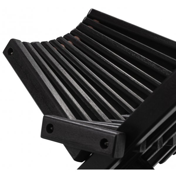 Lenestol med nakkepute - svartbeiset Lenestol med nakkepute - svartbeiset