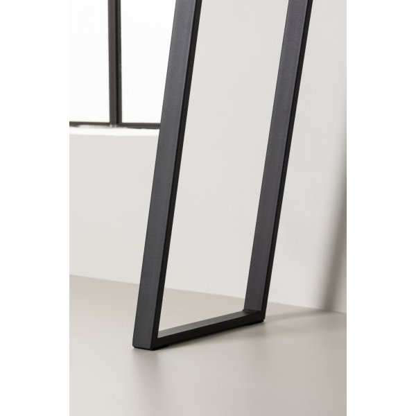 Horten avlastningsbord 100 x 40 cm - Sort/Transparent