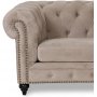 Chesterfield Montgomery 2-seters sofa - Beige flyel