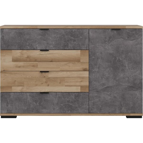 Arica skjenk - Eik/grå Arica skjenk - Eik/grå