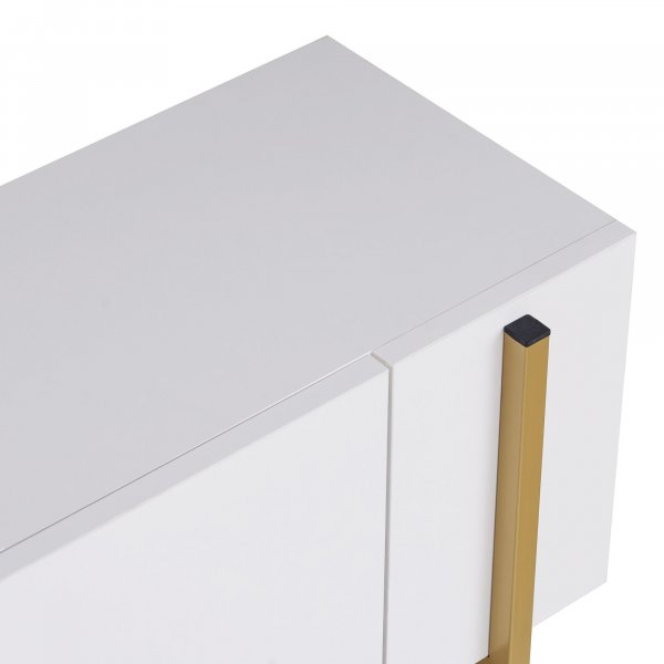 TV-stativ Nemming 180 cm - Hvit/gull