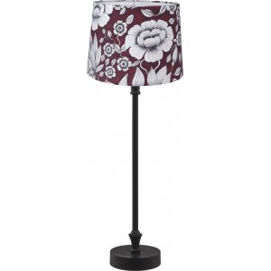 Liam bordlampe - Rd/svart - 59 cm