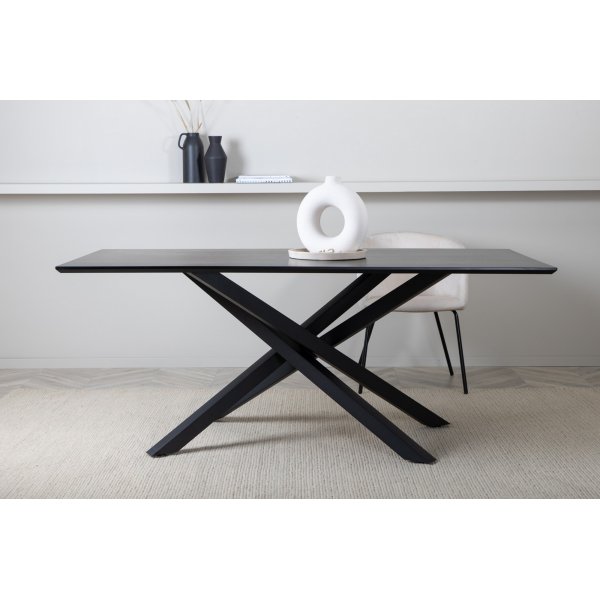 Hgans spisebord, 180 cm - Svart