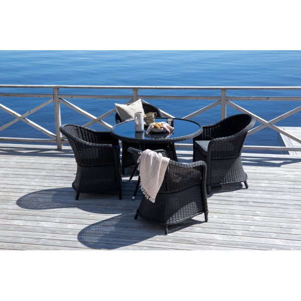 Oscar spisegruppe - Svart