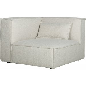 Nes modulsofa - hjrneseksjon venstre - Stone White