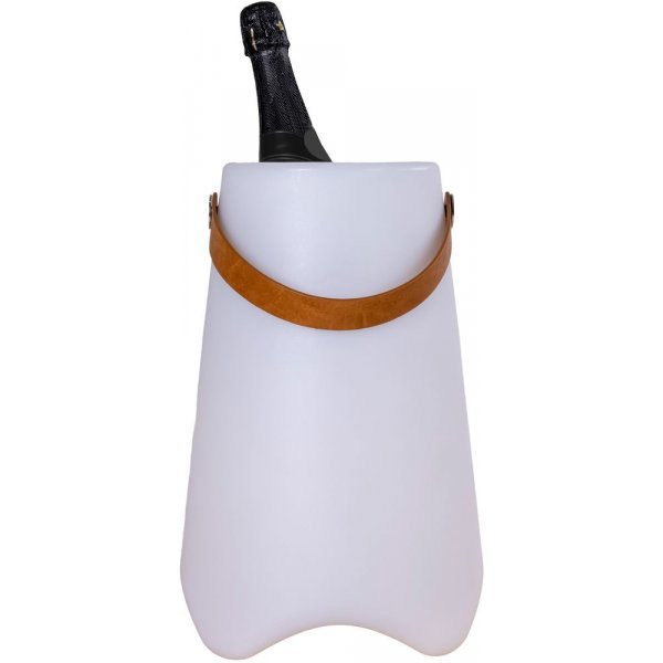 Bristol LED lampe - hvit / brun Bristol LED lampe - hvit / brun
