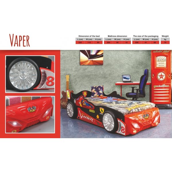 Vaper barneseng - 90x200 cm Vaper barneseng - 90x200 cm