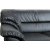 Dominic 3-seters sofa i sort kunstskinn + Flekkfjerner for mbler
