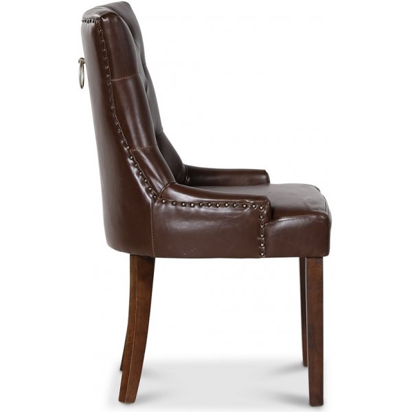 Tuva New Port stol med h�ndtak - Vintage PU