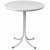 Holmsund utebord rundt 70 cm - Hvit