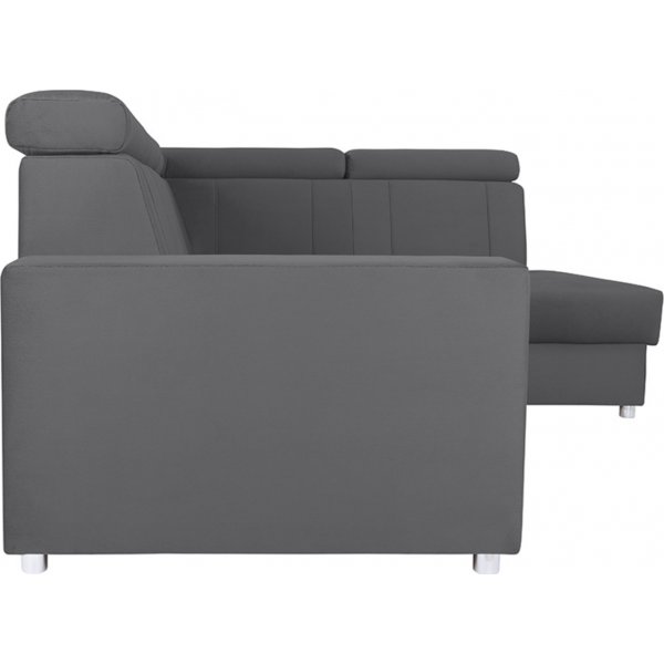 Lone hjrnesovesofa med pen ende hyre - Gr