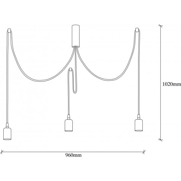 Kaluv taklampe 927 - Sort Kaluv taklampe 927 - Sort