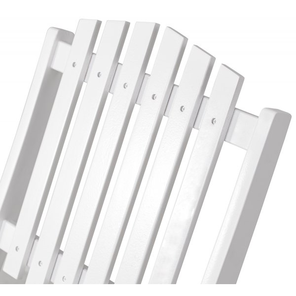 Wilma utegruppebord 65 x 65 cm inkl. 2 stk Visby stoler - Hvit