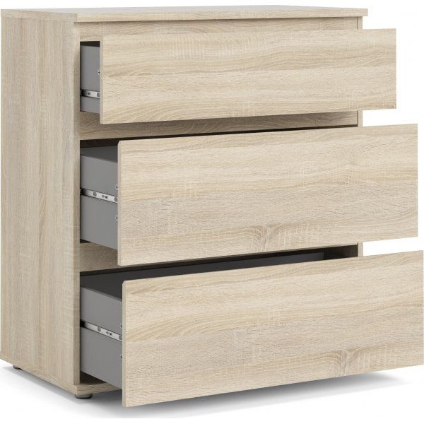 Nova kommode med 3 skuffer - Eik Nova kommode med 3 skuffer - Eik