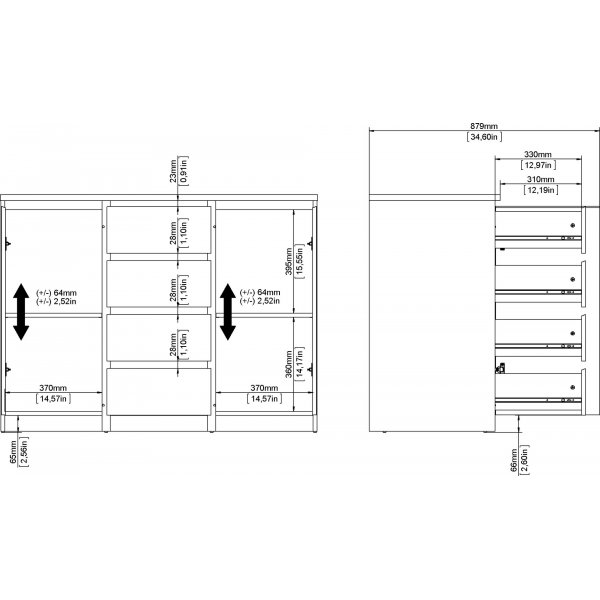 Naia skjenk - Hickory