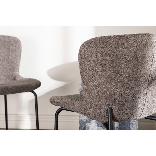 Modesto spisestol - Brun boucle Modesto spisestol - Brun boucle