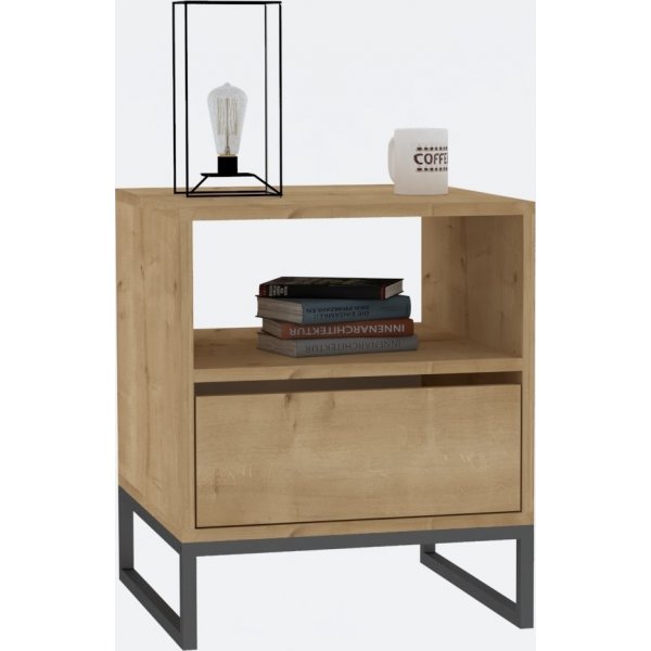 Lindau nattbord - Safir eik