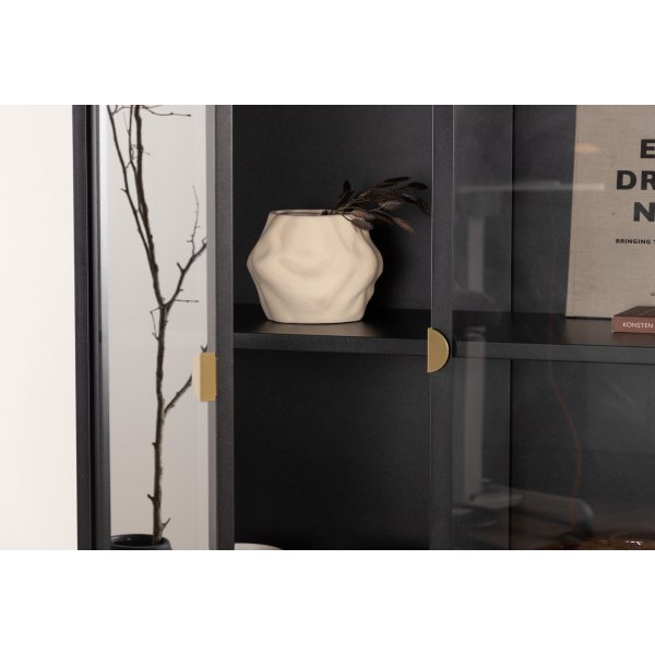 Alexander vitrineskap - Sort