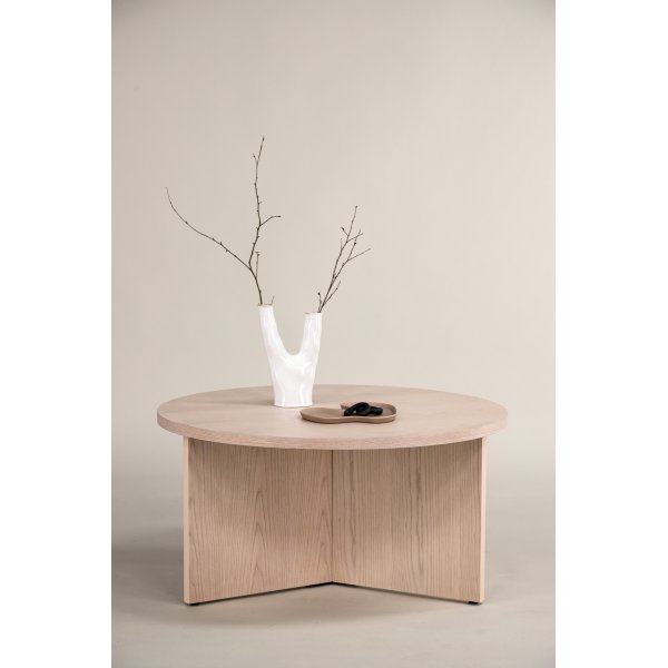 Melker salongbord 65 cm - Whitewash