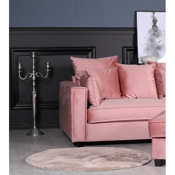 Brandy Lounge - 4-seters sofa XL (dusty pink) Brandy Lounge - 4-seters sofa XL (dusty pink)