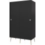Softline garderobe - Sort
