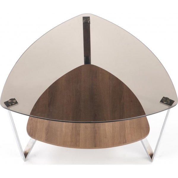 Gail salongbord 80 x 80 cm - Brun