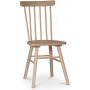Edge spisegruppe; Spisebord i hvit HPL 190x90 cm med 6 Orust stokkstoler i hvitvask