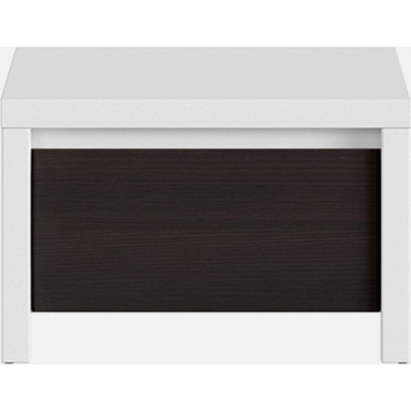 Kaspisk nattbord - Hvit/wenge Kaspisk nattbord - Hvit/wenge