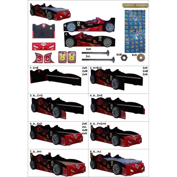 Vaper barneseng - 90x200 cm Vaper barneseng - 90x200 cm