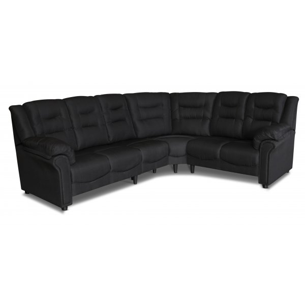 Peking hjrnesofa - Sort + Flekkfjerner for mbler