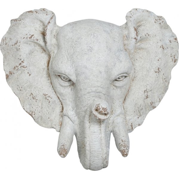 Trdgrdskonst Staty elefant (vgghngd) - H60 cm