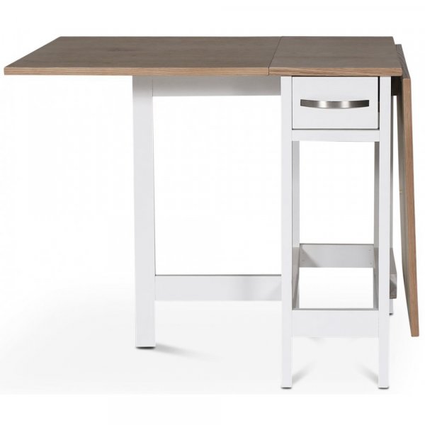 Fårö klaffbord - Hvit/eikefiner Fårö klaffbord - Hvit/eikefiner