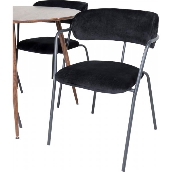 Tell karmstol - Svart Tell karmstol - Svart