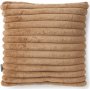 Stripete pyntepute Cognac - 45 x 45 cm