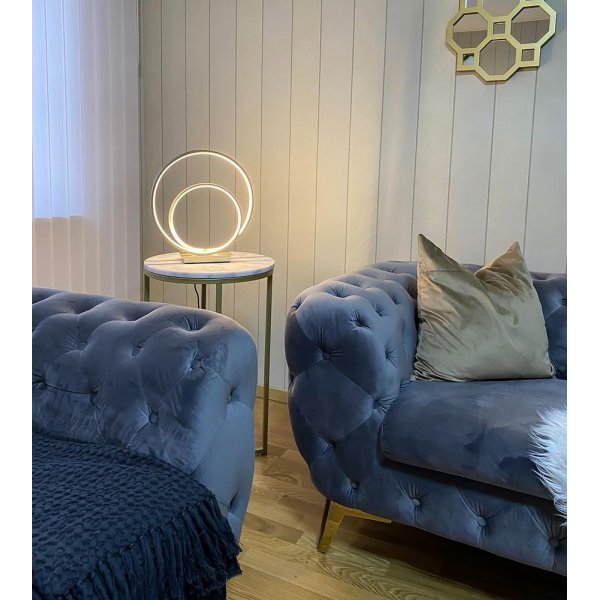 Bordlampe Loop - Champagne Bordlampe Loop - Champagne