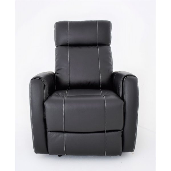 Enjoy Elof El-Lenestol - Fotskammel i svart Eco- skinn + Flekkfjerner for møbler Enjoy Elof El-Lenestol - Fotskammel i svart Eco- skinn + Flekkfjerner for møbler