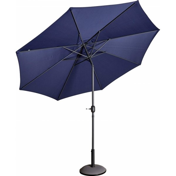 Parasoll Cali D300 cm i aluminium - Bl