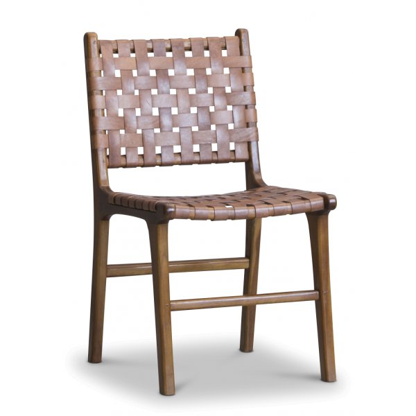Porto stol - Konjakk / Teak