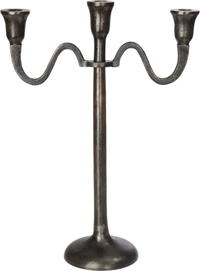 Amadeus Candelabra for 3 lys - Antik bronse