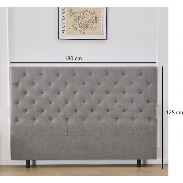 Deluxe Pique sengegavl 180 x 125 cm - Gr�