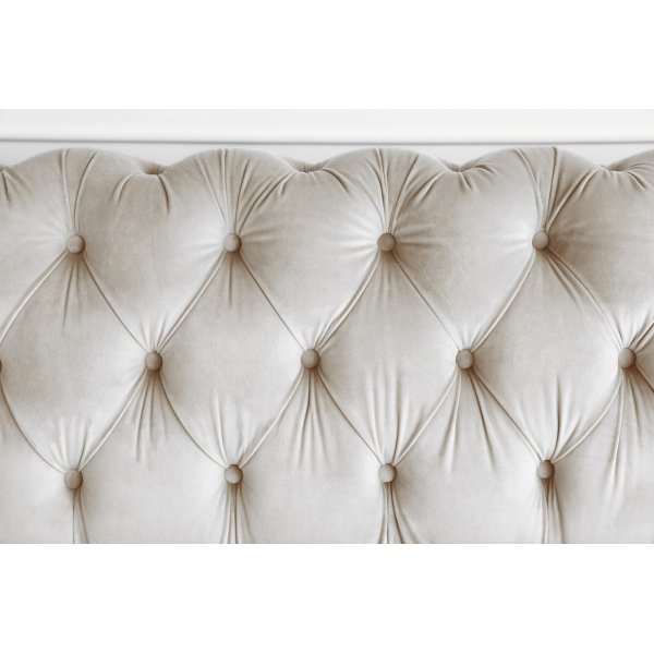 Milton Chesterfield 2-seter - Beige flyel