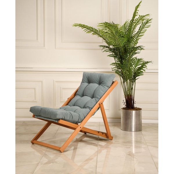 Repose Eco Deck Chair - Grnn + Flekkfjerner for mbler