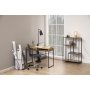 Seaford skrivebord 110 cm - Eik/svart