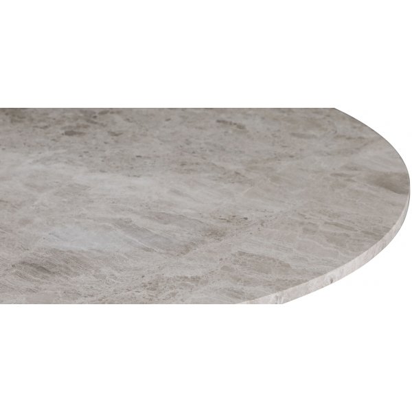 Sumo spisebord Ø105 cm - Oljet eik / Sølvmarmor Sumo spisebord Ø105 cm - Oljet eik / Sølvmarmor