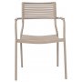 Spisegruppe med 8 stoler og spisebord 230 x 100 cm beige/naturfarget - Menton/Pino