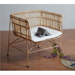 Galice lenestol rotting - Natur/metall + Tekstilrens for møbler Galice lenestol rotting - Natur/metall + Tekstilrens for møbler