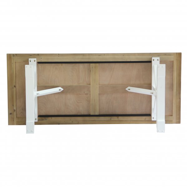 Rufus spisebord 240 cm med kryssben - Resirkulert furu Rufus spisebord 240 cm med kryssben - Resirkulert furu