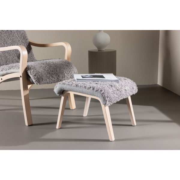 Fårö lenestol - Lys grå/Whitewash Fårö lenestol - Lys grå/Whitewash