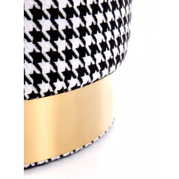 Puff Surya - Svart-hvitt mønstret Puff Surya - Svart-hvitt mønstret